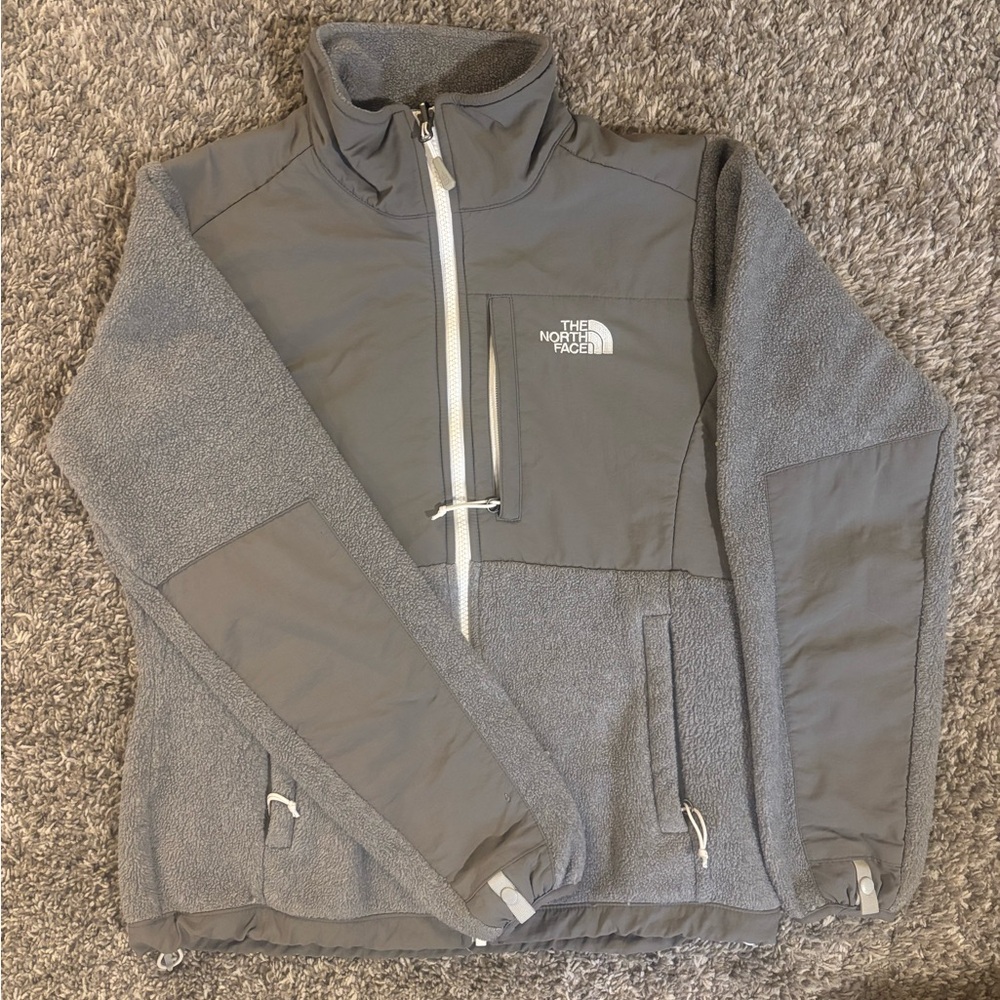 The North Face Grey Fleece Full Zip Jacket